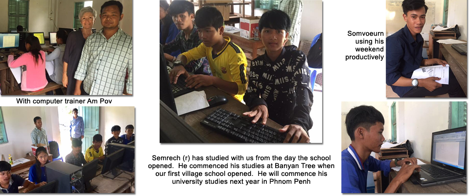Computer weekend classes are being held at one of our schools